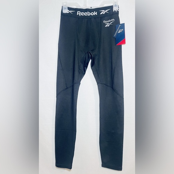 Reebok Black Performance Leggings - Picture 1 of 4